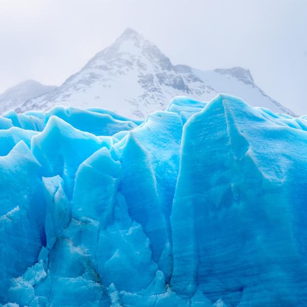 Photo of glacial ice