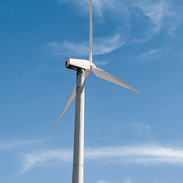 Photo of modern windmill